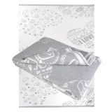 Kocyk bawełniany dis.8 szary TM Jarosław